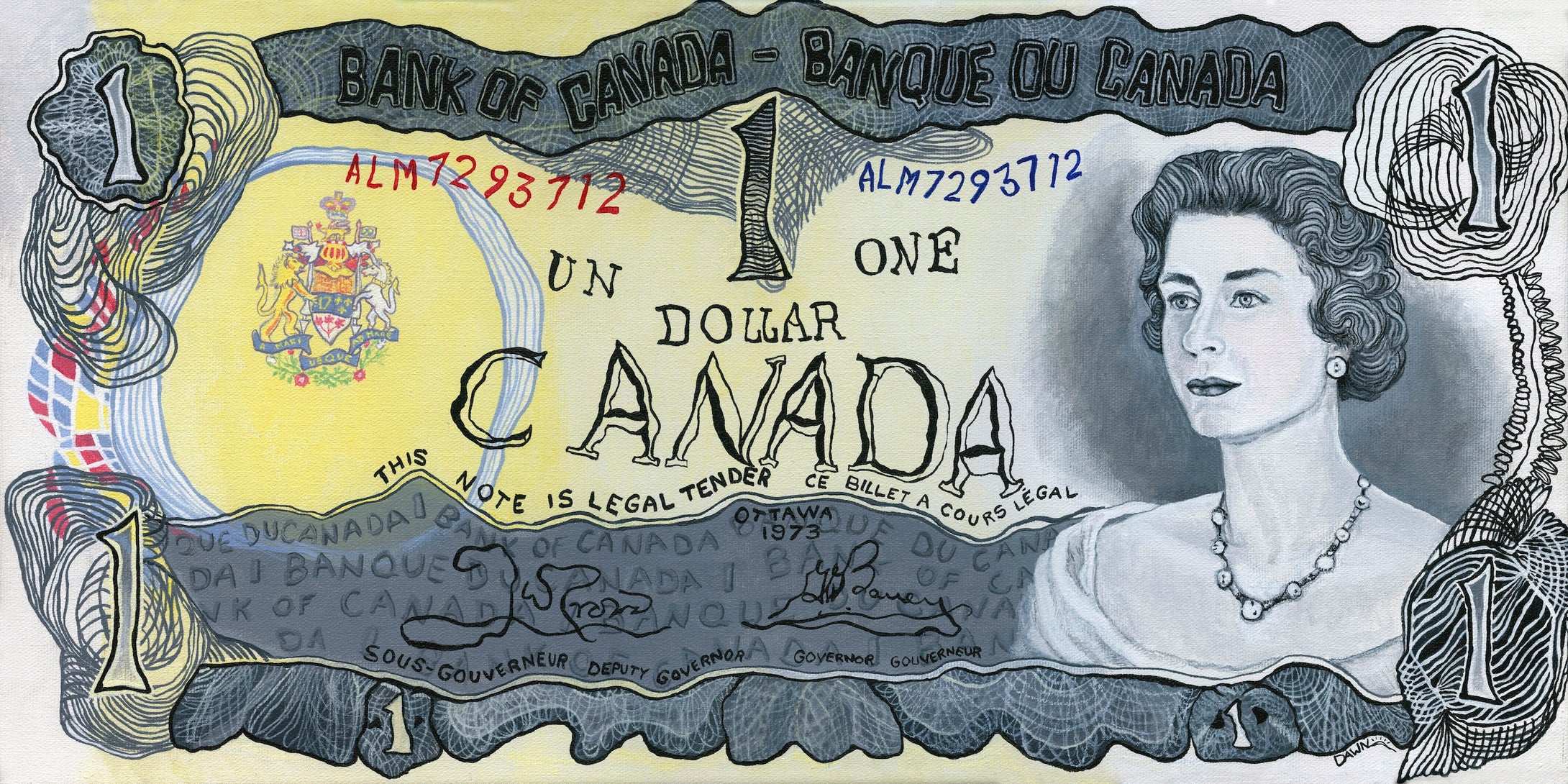 Canadian Dollar Print – Dawn Langstroth Art